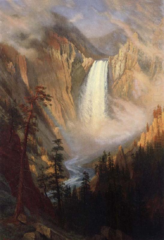 Albert Bierstadt Yellowstone Falls china oil painting image